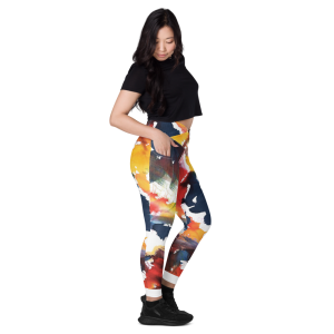 All-over print unisex wide-leg pants