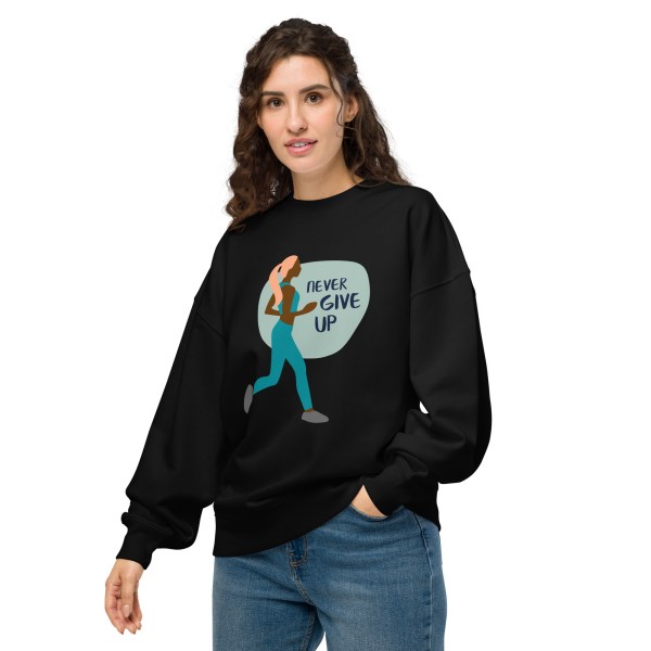 Unisex organic oversized sweatshirt