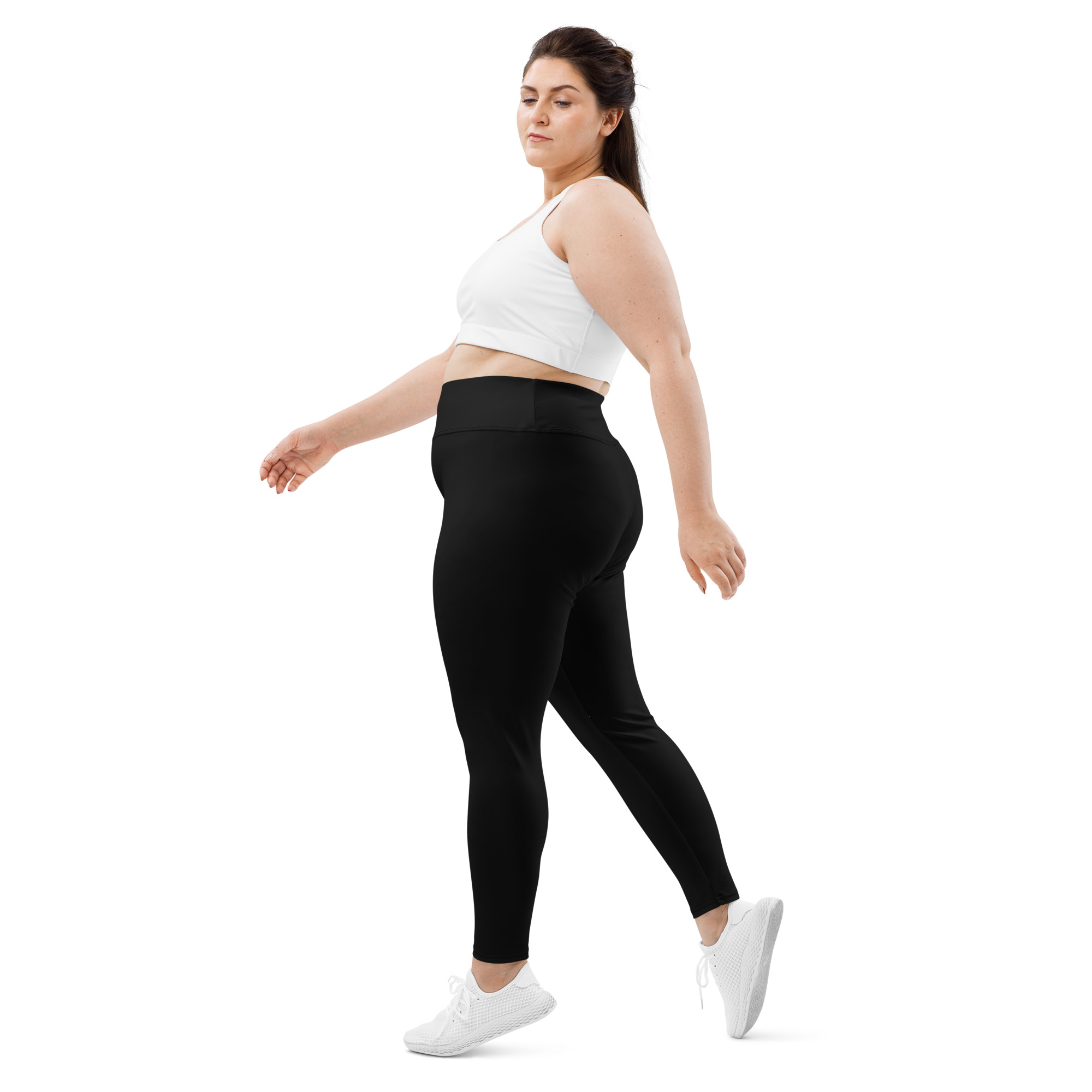 Black Plus Size Leggings - Image 3