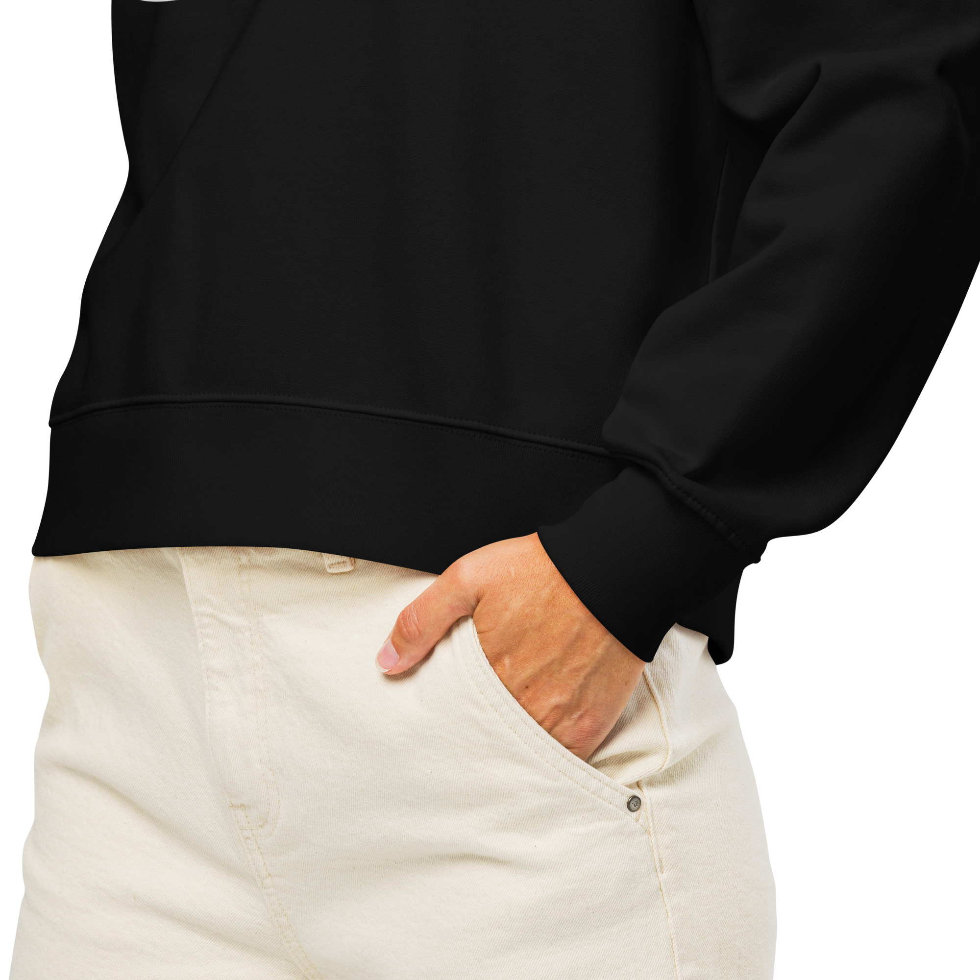 Women’s organic crew neck sweatshirt - Image 3