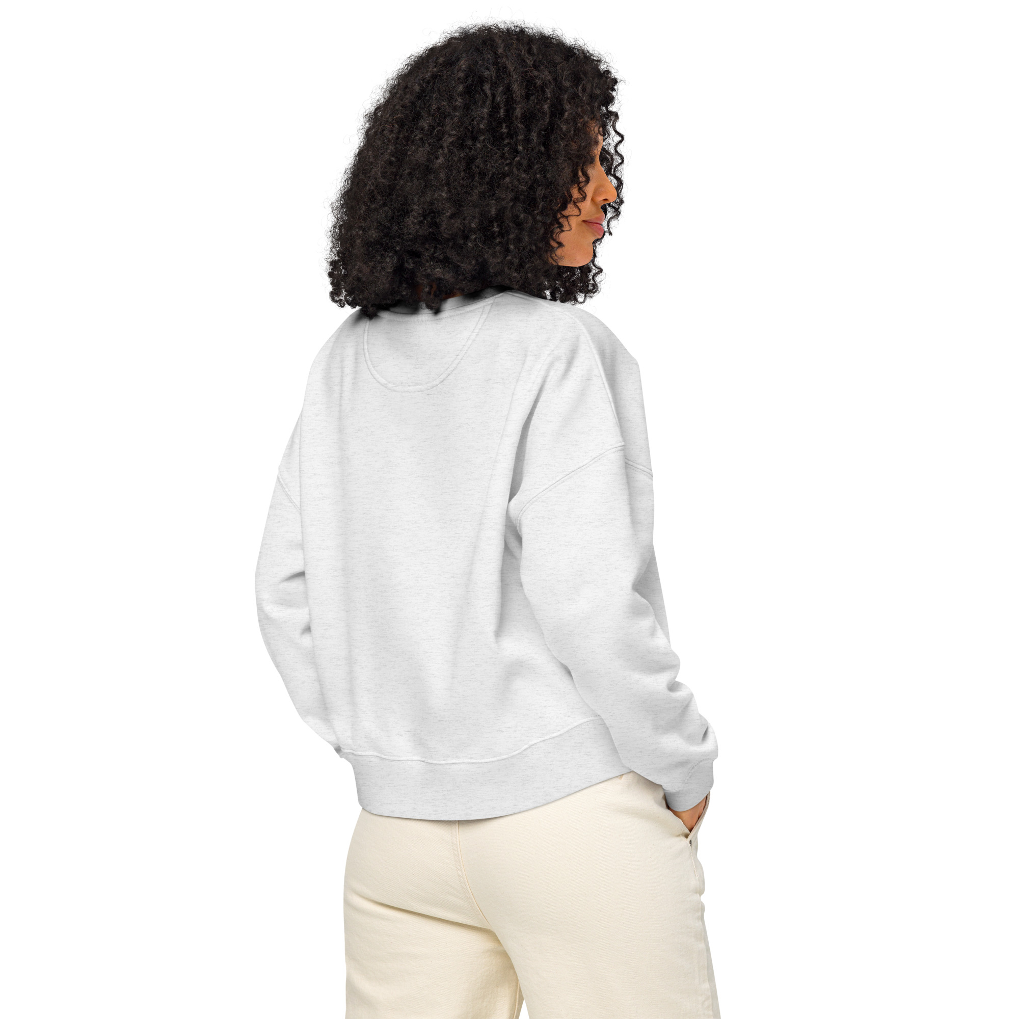 Women’s organic crew neck sweatshirt - Image 12