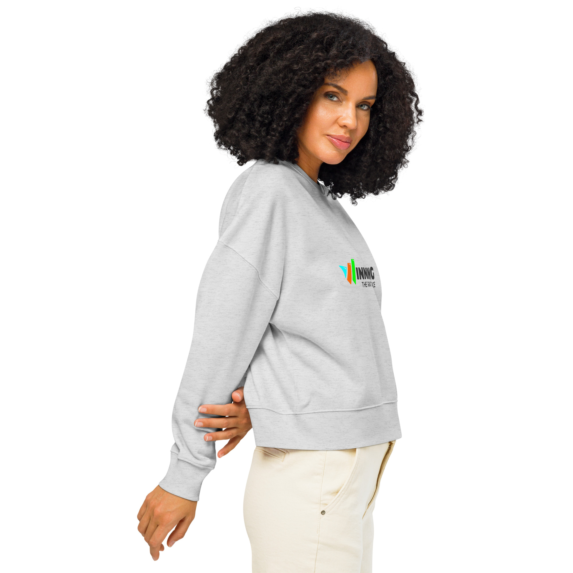 Women’s organic crew neck sweatshirt - Image 14