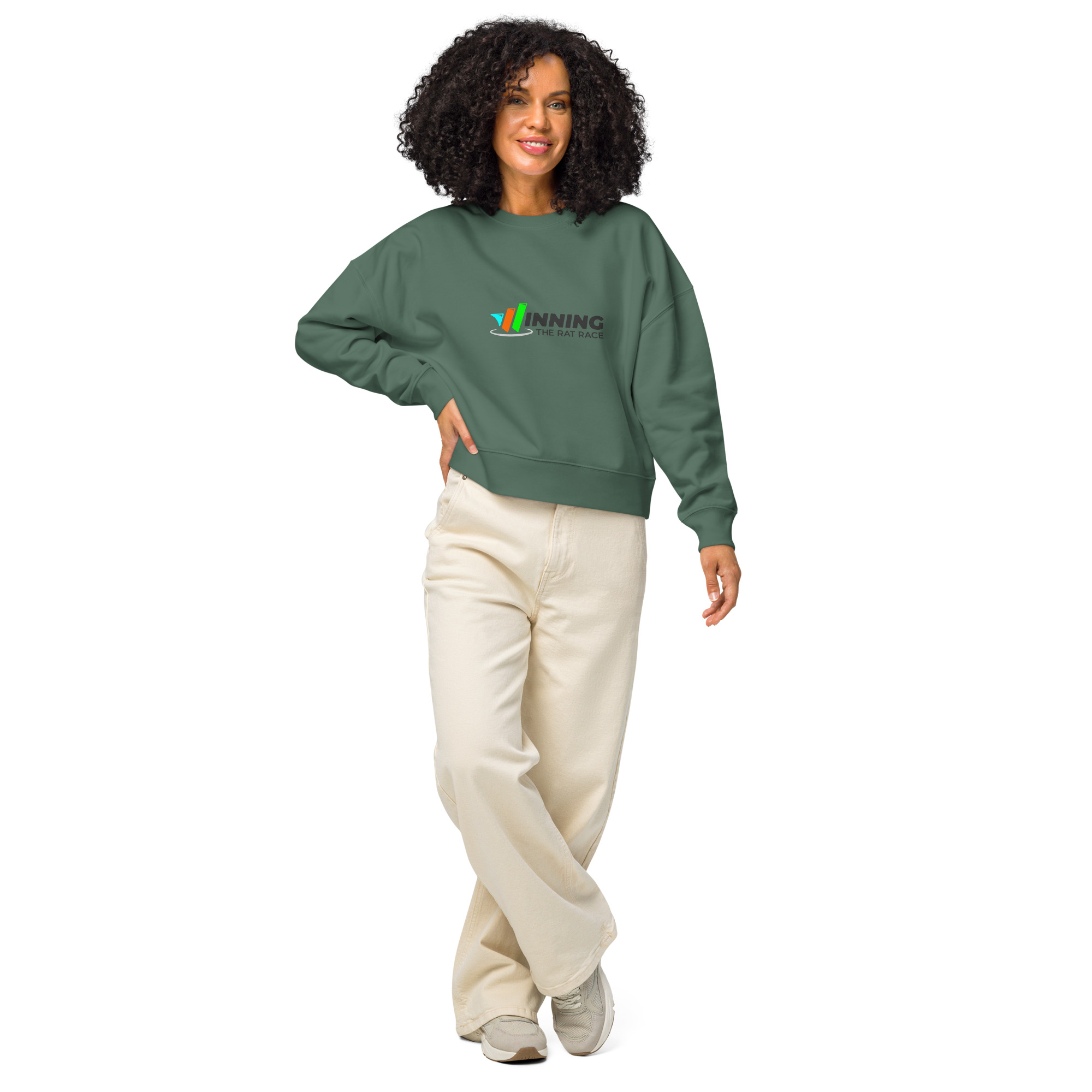 Women’s organic crew neck sweatshirt - Image 6