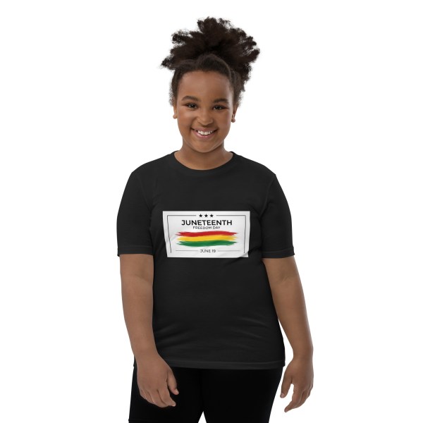 Juneteenth Freedom Day Youth Short Sleeve T-Shirt