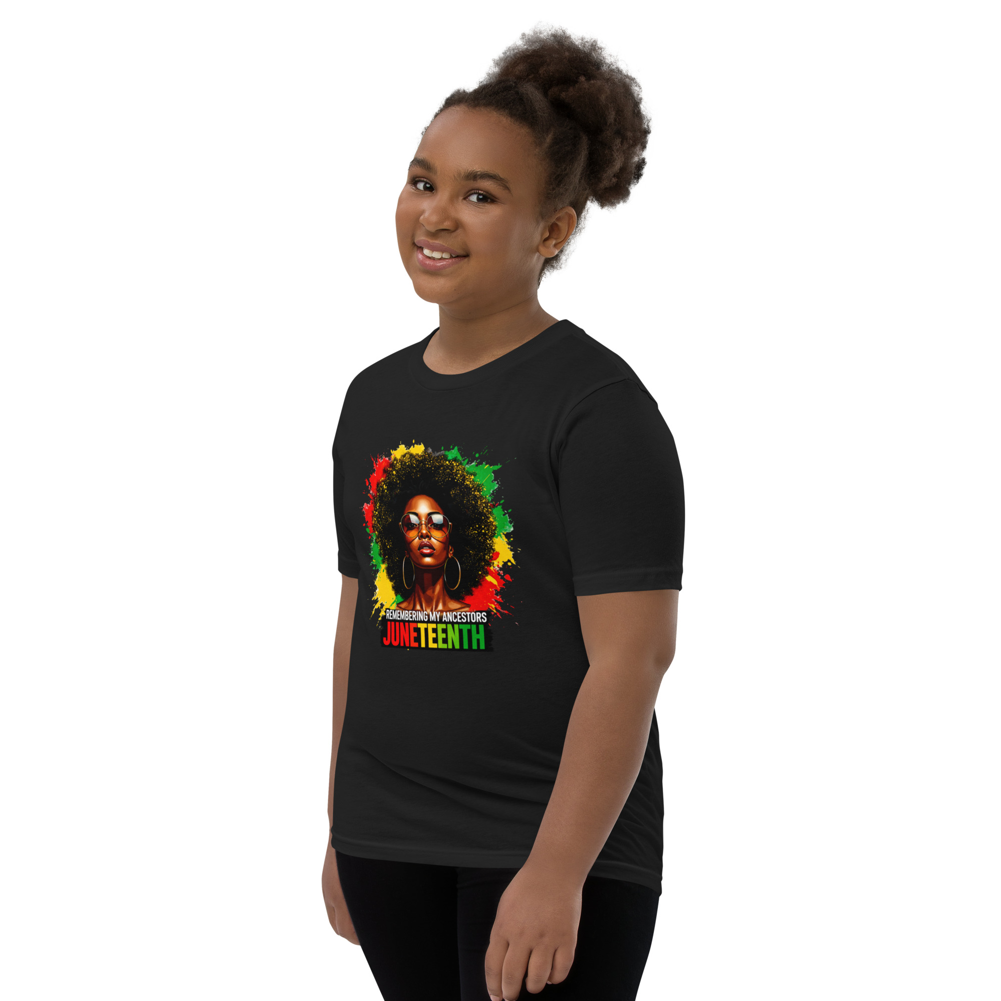 Juneteenth Ancestors Youth Short Sleeve T-Shirt - Image 3