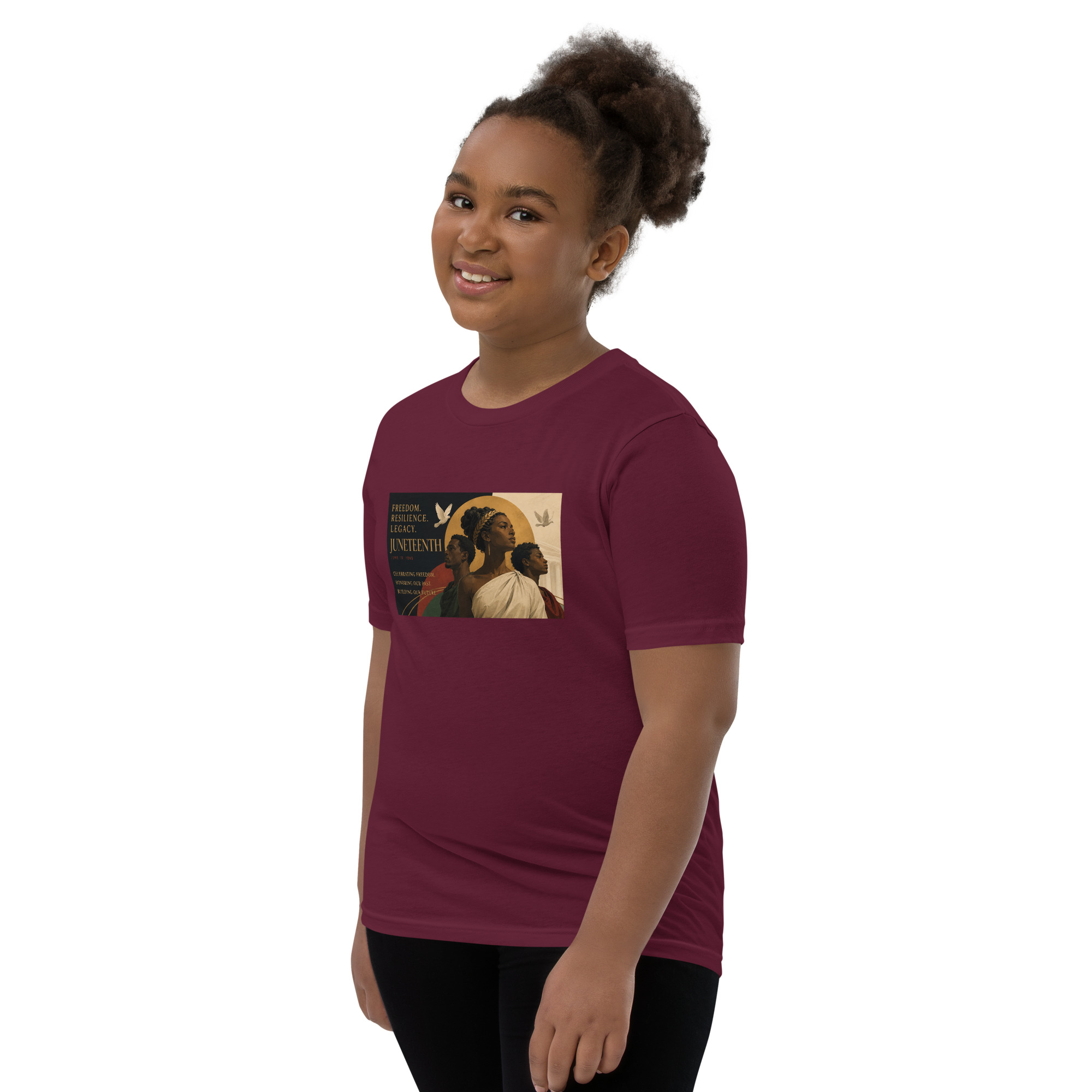 Juneteenth Legacy Youth Short Sleeve T-Shirt - Image 5