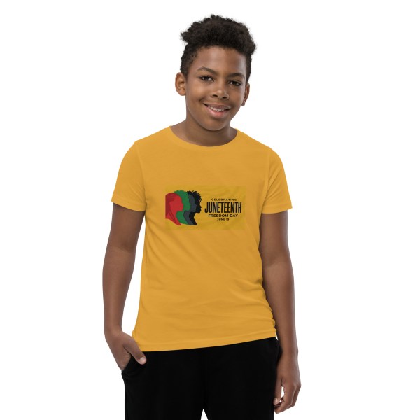 Juneteenth Freedom Day Youth Short Sleeve T-Shirt