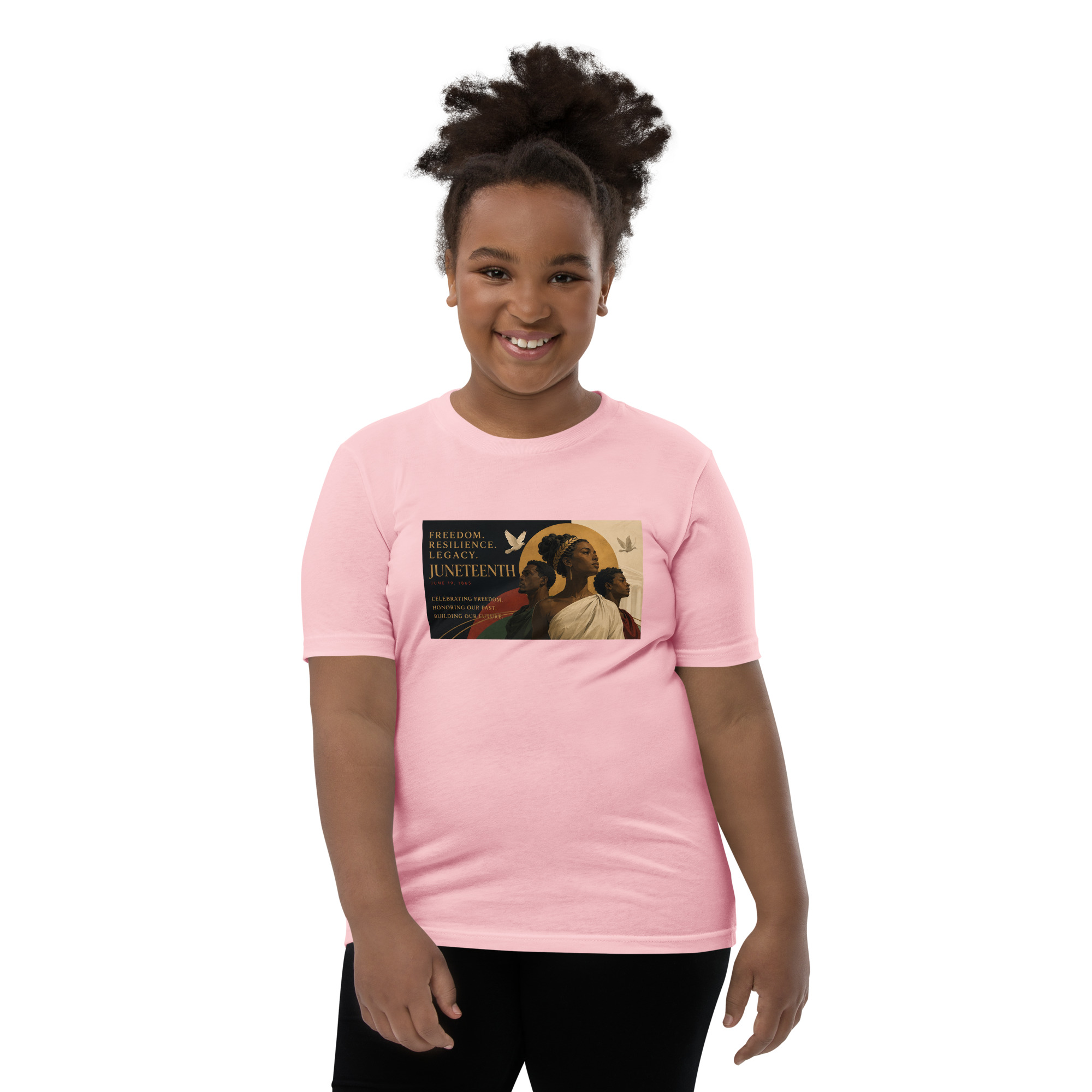 Juneteenth Legacy Youth Short Sleeve T-Shirt - Image 3