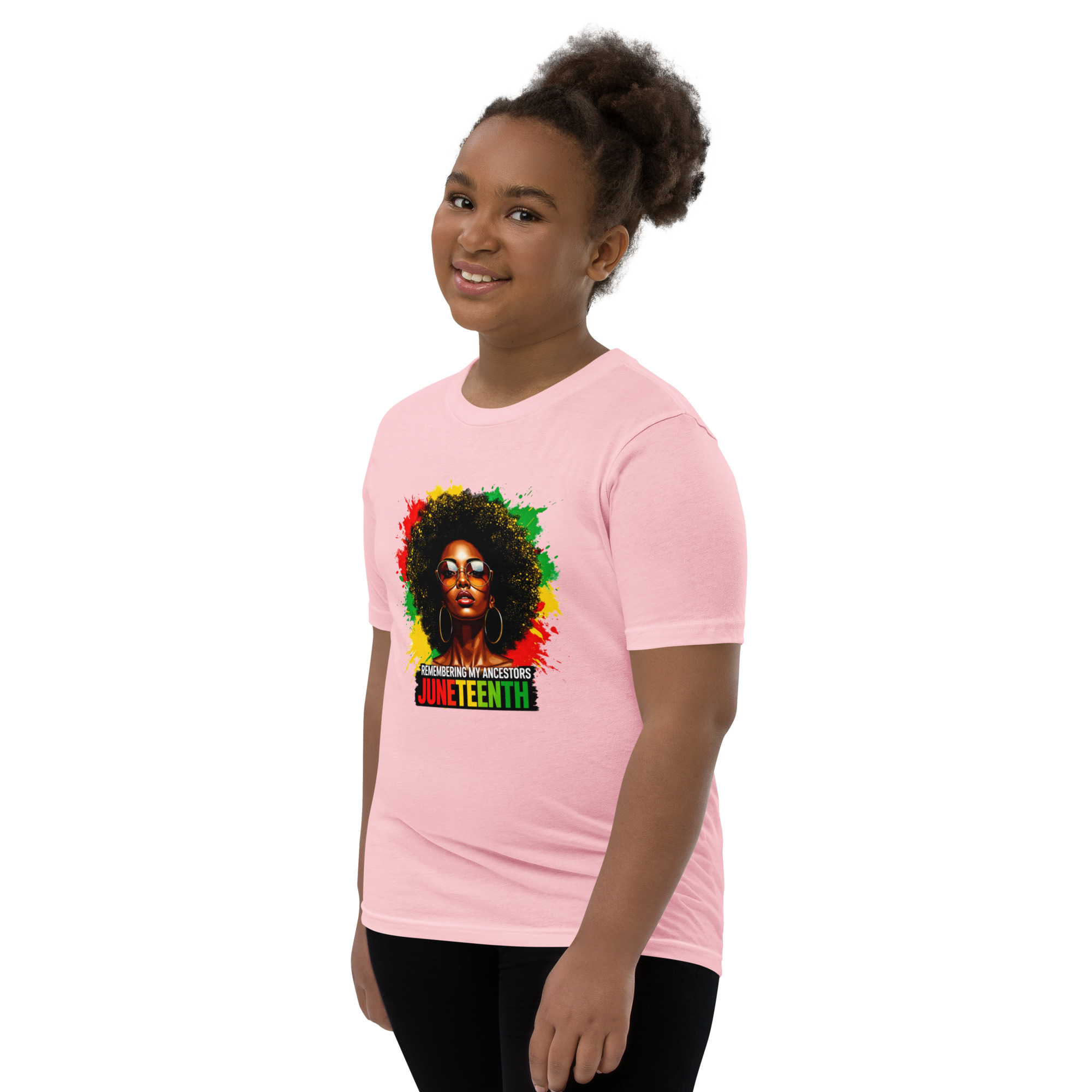 Juneteenth Ancestors Youth Short Sleeve T-Shirt - Image 5
