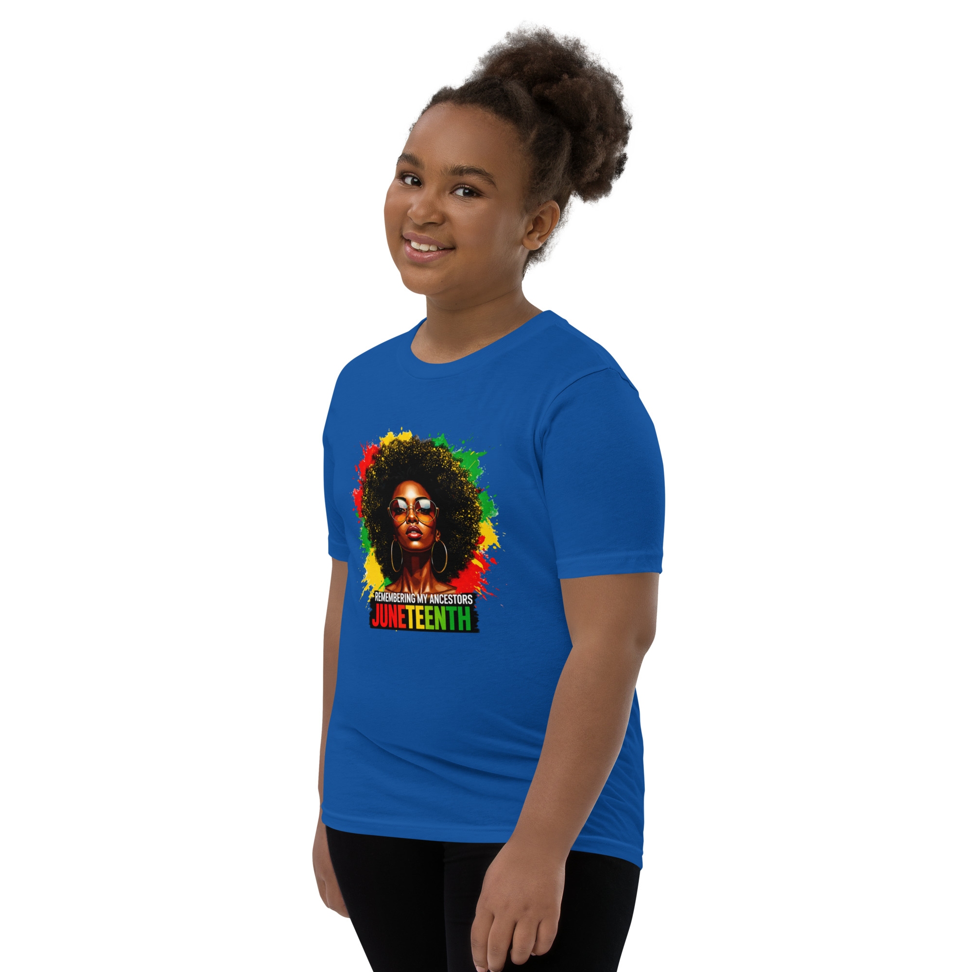 Juneteenth Ancestors Youth Short Sleeve T-Shirt - Image 2