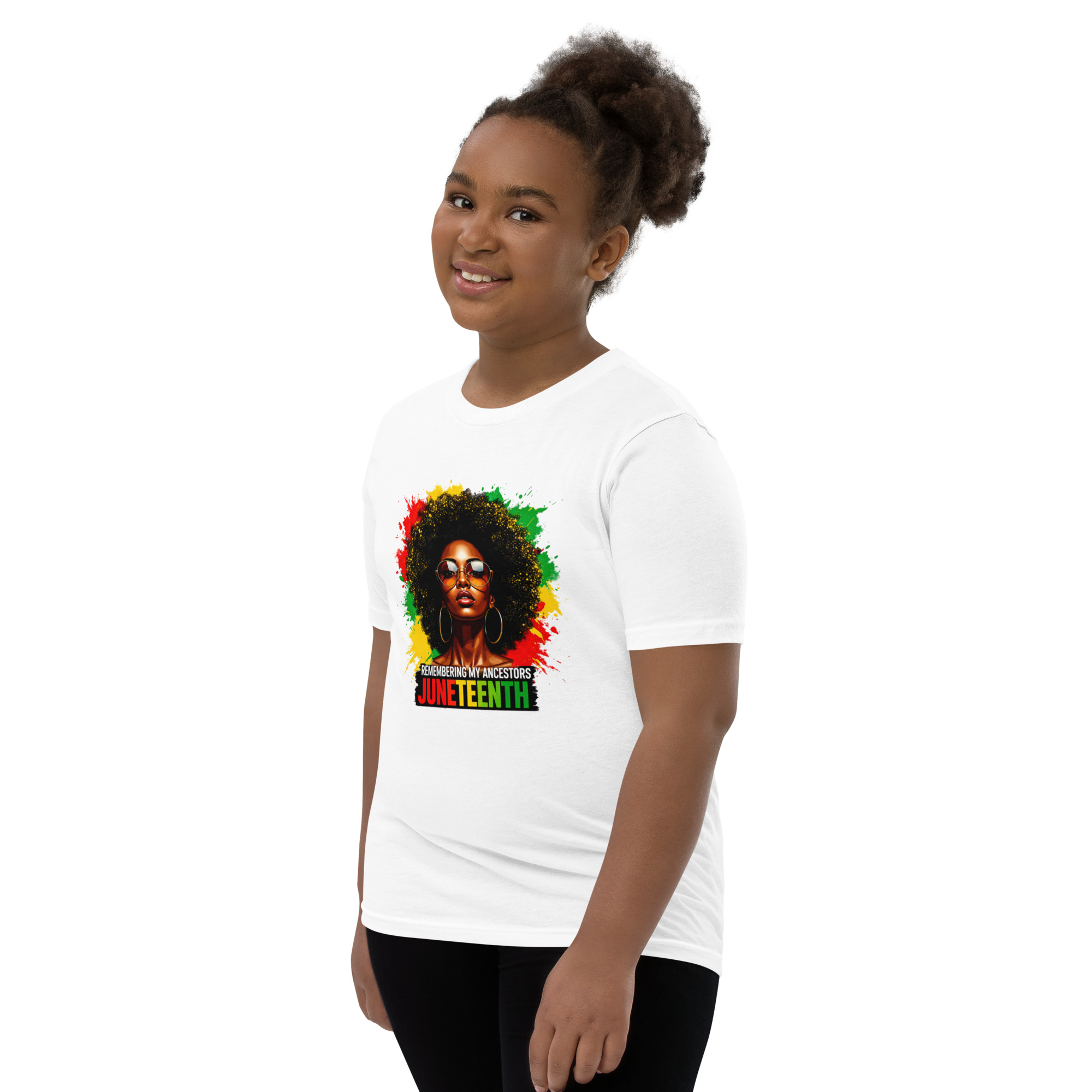 Juneteenth Ancestors Youth Short Sleeve T-Shirt - Image 6
